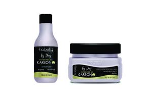 Kit Repositor De Carbono Hobety Shampoo 300Ml +Máscara 300Gr
