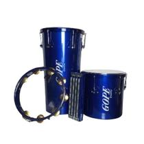 Kit Resenha 7 - Pandeiro Iniciante, Rebolo de 10 Polegadas, Reco-Reco de 3 Molas e Repique de Mão Selfie Azul KITRES7 Kit Resenha 7 - Pandeiro Iniciante, Rebolo de 10 Polegadas, Reco-Reco de 3 Molas e Repique de Mão Selfie Azul KITRES7