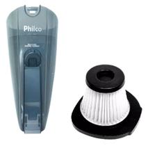 Kit Reservatório Filtro Aspirador Philco Ph1100 Rapid Turbo PAS02V PAS02C PAS02