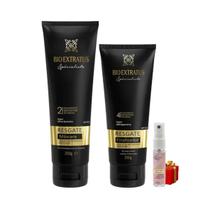 Kit Resgate 1 Máscara 250ml 1 Finalizador 200ml + Presente Lourre 15ml Kit Resgate 1 Máscara 250ml 1 Finalizador 200ml + Presente Lourre 15ml