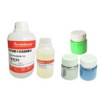 Kit Resina 2004 Epoxi Transparente De Baixa Viscosidade Com Endurecedor 3154 (1,5 Kg) + Pigmentos em Pó Verde, Prata e Azul