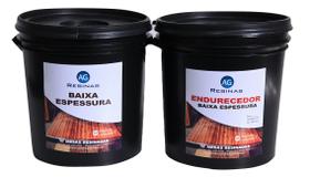 Kit Resina Epóxi Baixa Espessura+Endurecedor Madeira 25kg