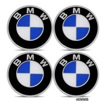 Kit resinado jogo 4 emblema de calota 48mm bmw