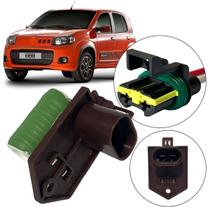 Kit Resistência E Conector Fiat Novo Uno Toro Sistema Denso