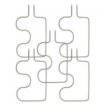 Kit Resistência Inferior para Forno Smart60s 127v - 5 peças Kit Resistência Inferior para Forno Smart60s 127v - 5 peças