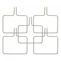 Kit Resistência Superior Para Fornos Embutir 110V 5 Peças Verde 110V
