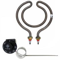 Kit resistência + termostato fritadeira novainox 3000w 220v