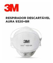 Kit Respirador 3M Aura 9320+BR PFF2 SV N95 10 UNDS