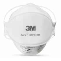 KIT Respirador Descartavél PFF2 Sem Válvula Branco 9320+BR - 20 Un - 3M KIT Respirador Descartavél PFF2 Sem Válvula Branco 9320+BR - 20 Un - 3M