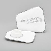 Kit Respirador Máscara Bls 4000-R Com Filtro Bls 201-C3 Carvão Ativo Para Produtos Tóxicos Bls 4300