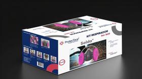 Kit Respirador / Máscara Protecface 7600 Com Filtros P2