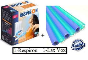 Kit Respiron Classic Mais Canudo Lax Vox Original Em Estoque