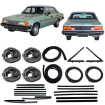 Kit Restauração Borracha Porta Parabrisa Opala 4p 1985 A 90