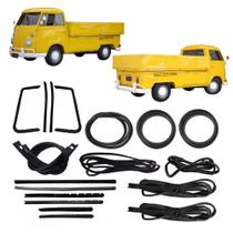 Kit Restauração Borracha Porta Vidro Kombi Pick Up Cabrita Kit Restauração Borracha Porta Vidro Kombi Pick Up Cabrita