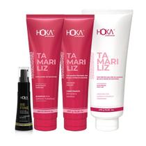Kit restauração capilar tamariliz gloss finalizador hoka Kit restauração capilar tamariliz gloss finalizador hoka