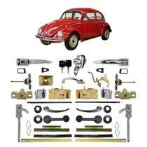 Kit Restauração Fechadura Maçaneta Porta Vidro Fusca 71 A 77 Kit Restauração Fechadura Maçaneta Porta Vidro Fusca 71 A 77