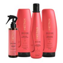 Kit Restaurador Aneethun Restore System 4 Produtos