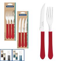 Kit Restaurante 24 Talheres 12 Facas + 12 Garfos Tramontina