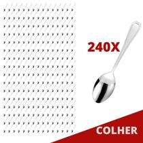 Kit Restaurante Colher De Reforçada Inox 240 Pçs Bar / Casa Kit Restaurante Colher De Reforçada Inox 240 Pçs Bar / Casa
