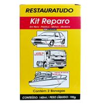 Kit Restauratudo Reparo Cola Parachoque 190g * 6560 Kit Restauratudo Reparo Cola Parachoque 190g * 6560