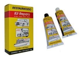 Kit Restauratudo Reparo Cola Parachoque Vedachoque 190gr Kit Restauratudo Reparo Cola Parachoque Vedachoque 190gr