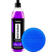 Kit Restaurax Revitalizador Restaurador Renovador de Plasticos 500ml Vonixx Aplicador De Espuma Para Produtos Kit Restaurax Revitalizador Restaurador Renovador de Plasticos 500ml Vonixx Aplicador De Espuma Para Produtos