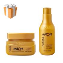 Kit Restore Line Hobety Shampoo 300ml+Mascara 300g