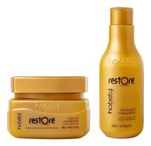 Kit Restore Line Hobety Shampoo 300ml+mascara 300g