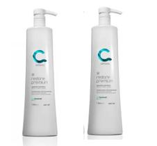 Kit restore premium shampoo + condicionador - amávia