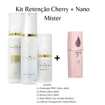 Kit Retenção Cherry (Primer + Bruma + Finalizador+ Nanomister) para extensão de cílios Kit Retenção Cherry (Primer + Bruma + Finalizador+ Nanomister) para extensão de cílios