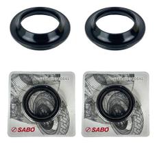 Kit Retentor Bengala Guarda Pó Ybr125 Factor 125 Rd 135 Sabo Kit Retentor Bengala Guarda Pó Ybr125 Factor 125 Rd 135 Sabo