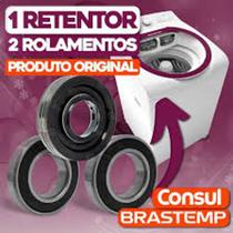 Kit Retentor e Rolamento 6006 Lavadora Original Brastemp Consul Kit Retentor e Rolamento 6006 Lavadora Original Brastemp Consul