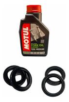 Kit Retentor + Guarda Pó + Óleo Bengala Hornet 2005 Até 2013