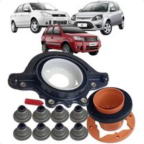 Kit Retentor Virabrequim Polia Volante Hastes Válvulas Ecosport Fiesta K 1.0 1.6 8v Zetec Rocam
