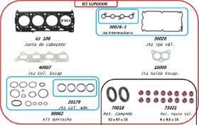 Kit retifica gol parati 1.0 16v mi 1997 gj62121 Kit retifica gol parati 1.0 16v mi 1997 gj62121