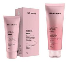 Kit Retinol Com Acido Hioluronico Mais Limpeza Profunda