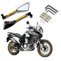 Kit Retrovisor Esportivo Triangular R08 para Moto Honda XL 700V TRANSALP 2002 - 2015 2014 2015 2016 2017 2018 2019 2020