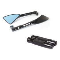 Kit Retrovisor Manopla Cb300 Cb Bandit V-strom Gsr 750 Bking