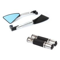 Kit Retrovisor Manopla Daytona 1125R Super Tenere ZX6 ZX9 ZX9R CBR500R Kit Retrovisor Manopla Daytona 1125R Super Tenere ZX6 ZX9 ZX9R CBR500R