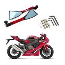 Kit Retrovisor Triangular Esportivo Stallion R08 Vermelho para Moto CB 1000R 2011 2012 2013 2014 2015 até 2019