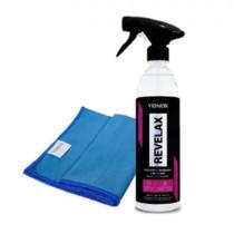 Kit Revelax Vonixx 500ml + Toalha Microfibra Secagem 50x90 Kit Revelax Vonixx 500ml + Toalha Microfibra Secagem 50x90
