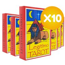 Kit Revenda 10 Baralhos Tarô Legítimo Tarot Egípcio c Manual