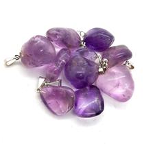 Kit Revenda 10 Pingentes de Ametista Pedra Natural 2cm