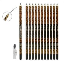 Kit Revenda 12 Lápis Para Delinear Olhos Preto Matte Pink 21