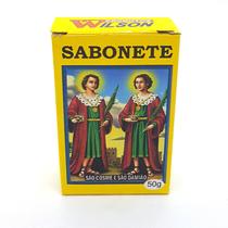 Kit Revenda 3 Sabonetes Limpeza Espiritual Cosme Damião 50g Kit Revenda 3 Sabonetes Limpeza Espiritual Cosme Damião 50g