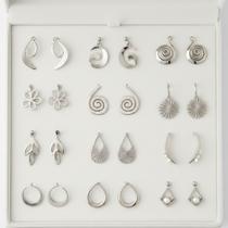 Kit Revenda 30 Brincos Femininos em Aço Inox Kit Revenda 30 Brincos Femininos em Aço Inox