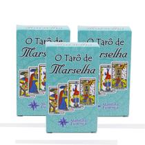 Kit Revenda 6 Baralhos Tarô de Marselha 78 Cartas Completas