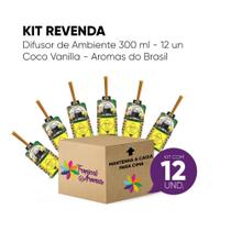 Kit Revenda Difusor Coco Vanilla 300 ml 12 UN Kit Revenda Difusor Coco Vanilla 300 ml 12 UN