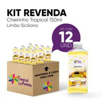 Kit Revenda Limpador Concentrado Cheirinho Tropical Limão Siciliano - 150 ml