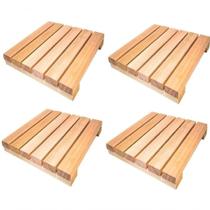 Kit Revestimento 50x50 Madeira Pinus 50x50cm Vazado Para Jardim Kit Revestimento 50x50 Madeira Pinus 50x50cm Vazado Para Jardim